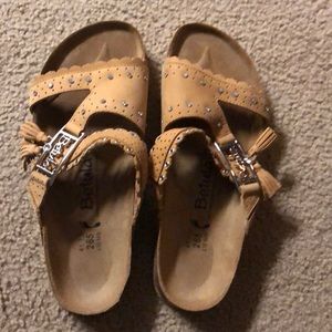 Tan Birkenstock’s